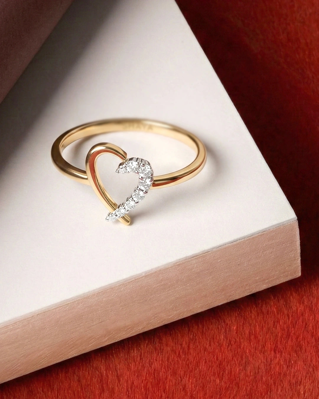Half Heart Ring