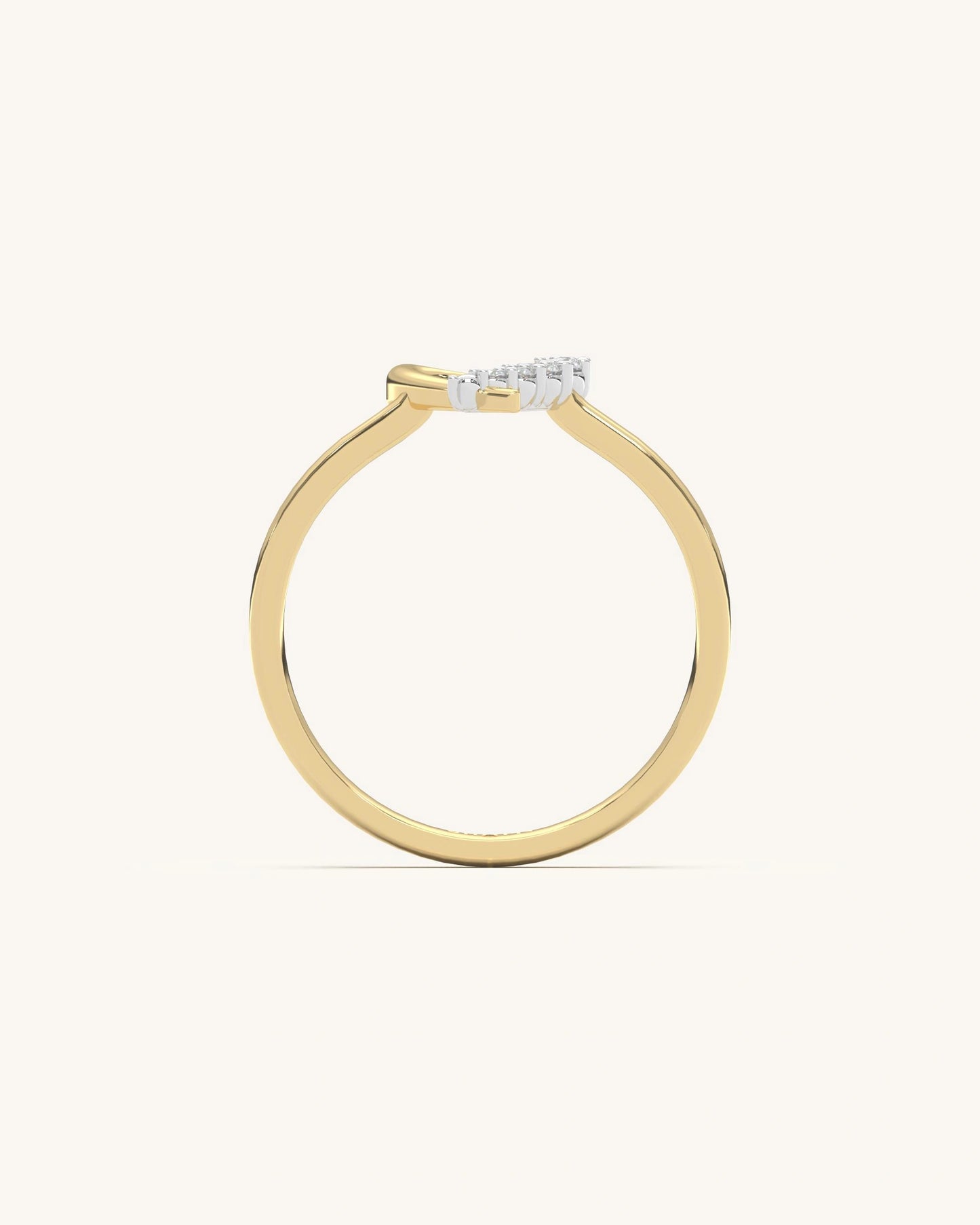 Half Heart Ring