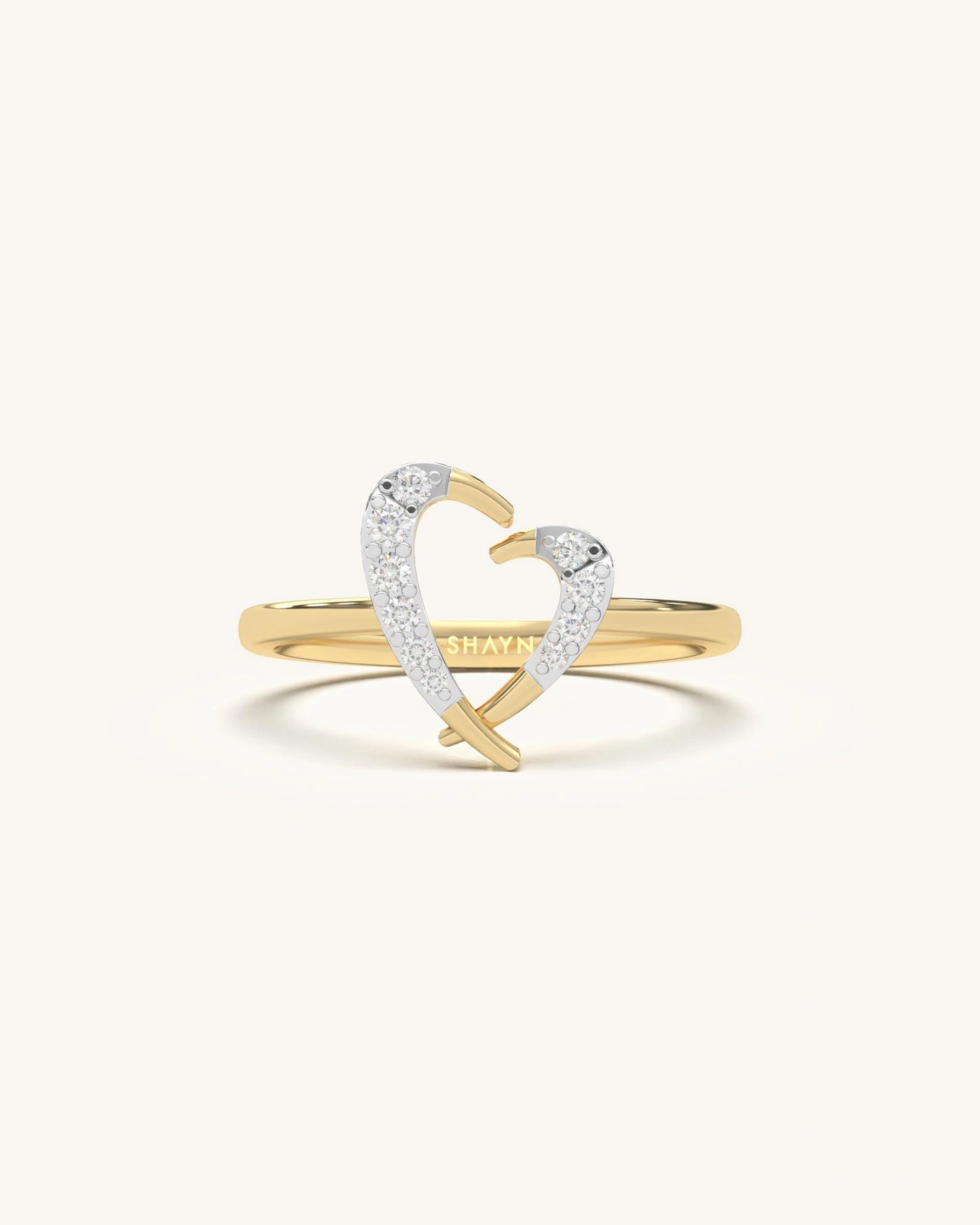 Twin Heart Ring