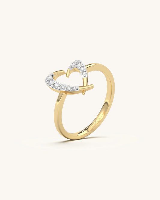 Twin Heart Ring