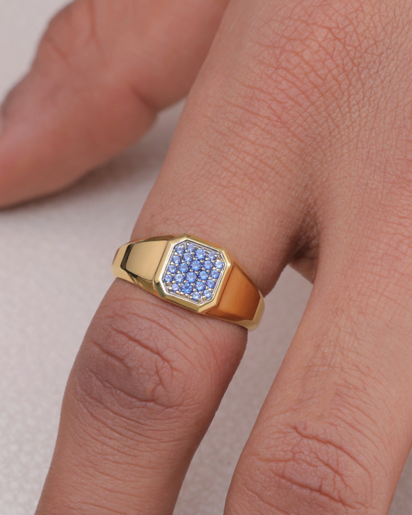 Royal Blue Signet Ring