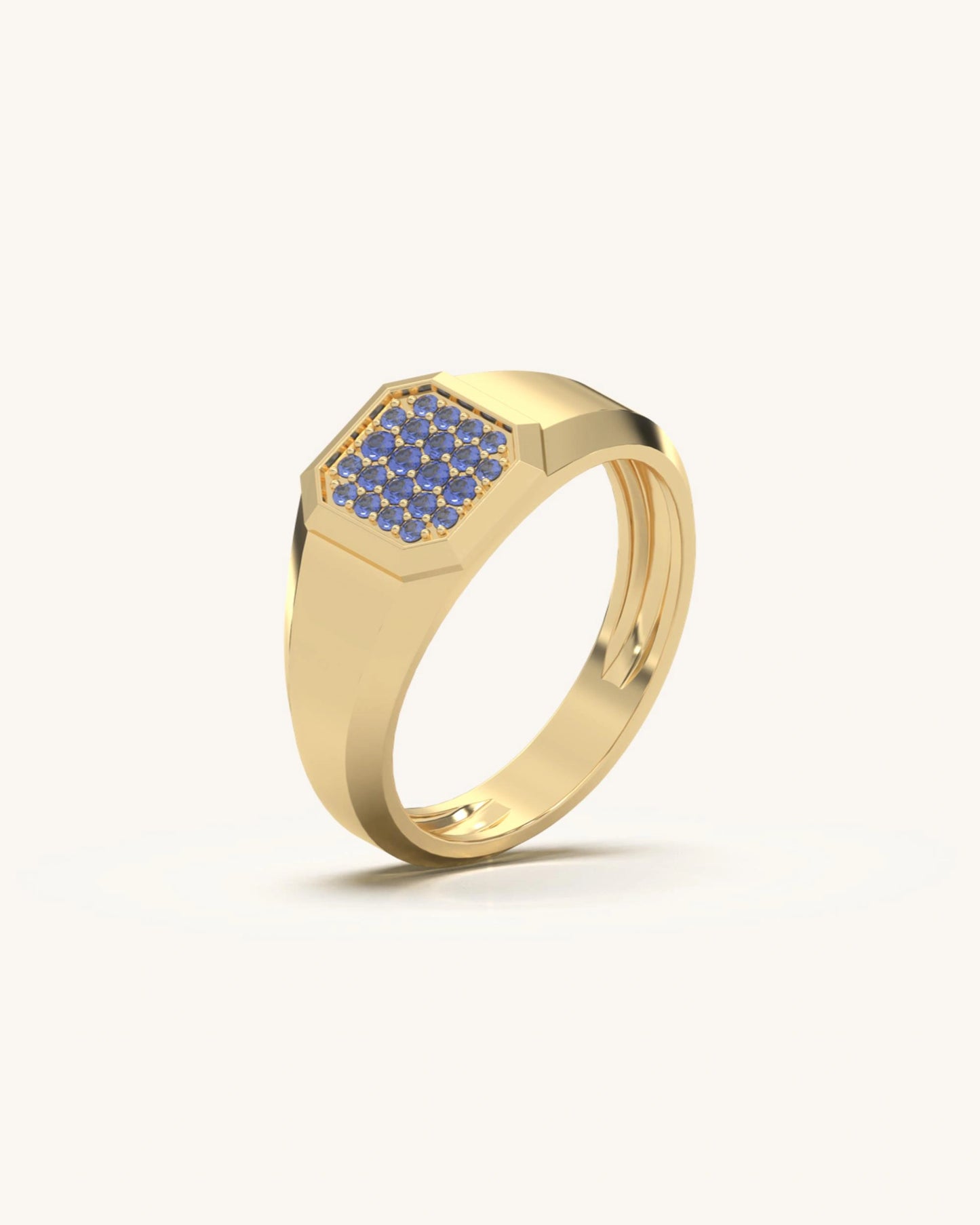 Royal Blue Signet Ring