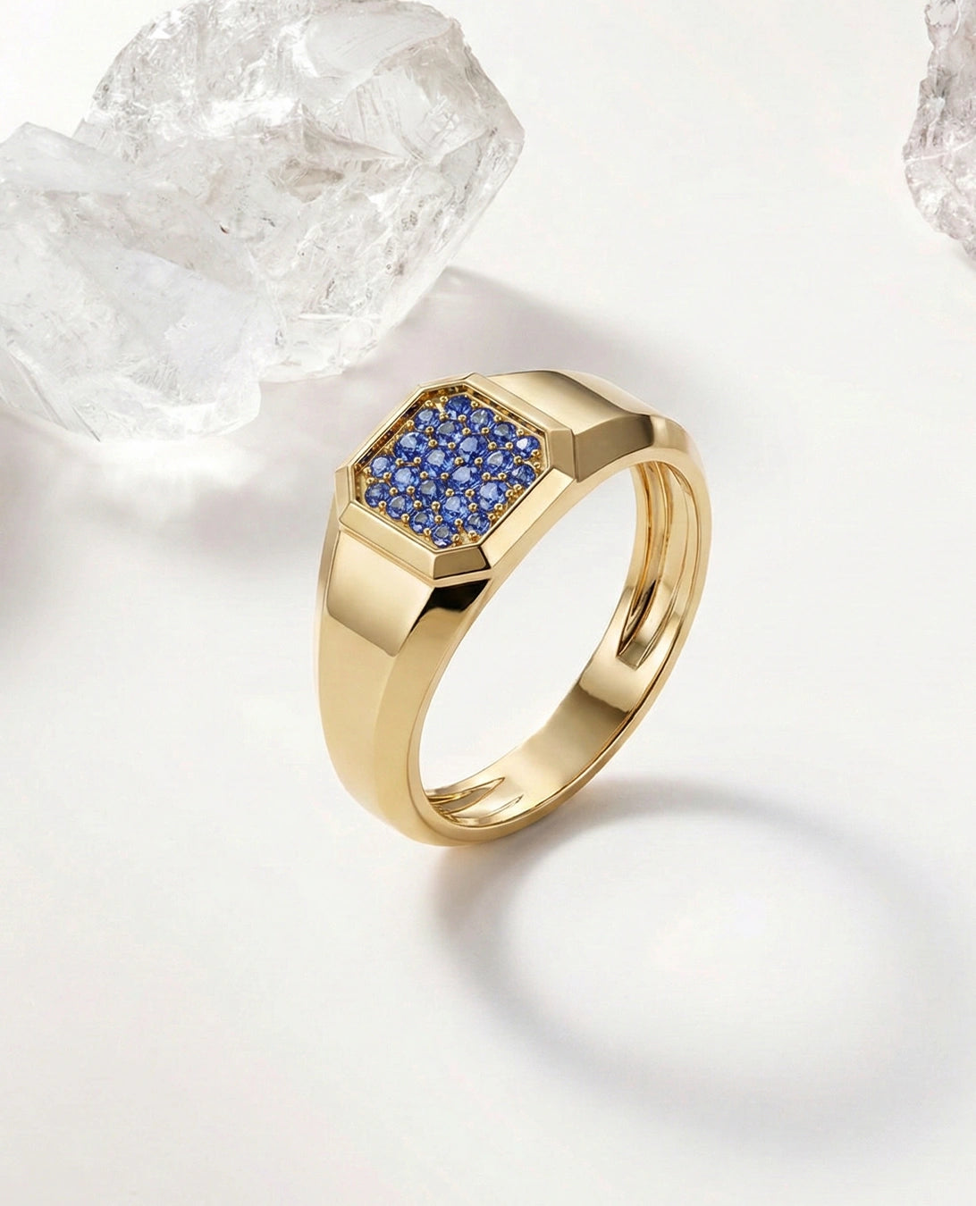 Royal Blue Signet Ring