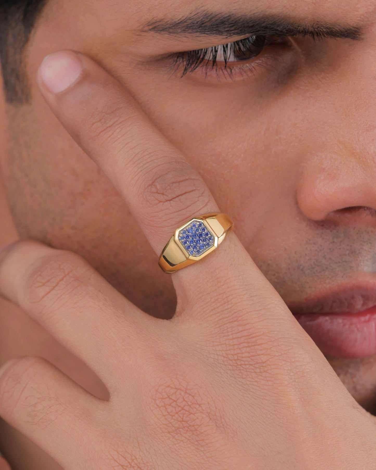 Royal Blue Signet Ring
