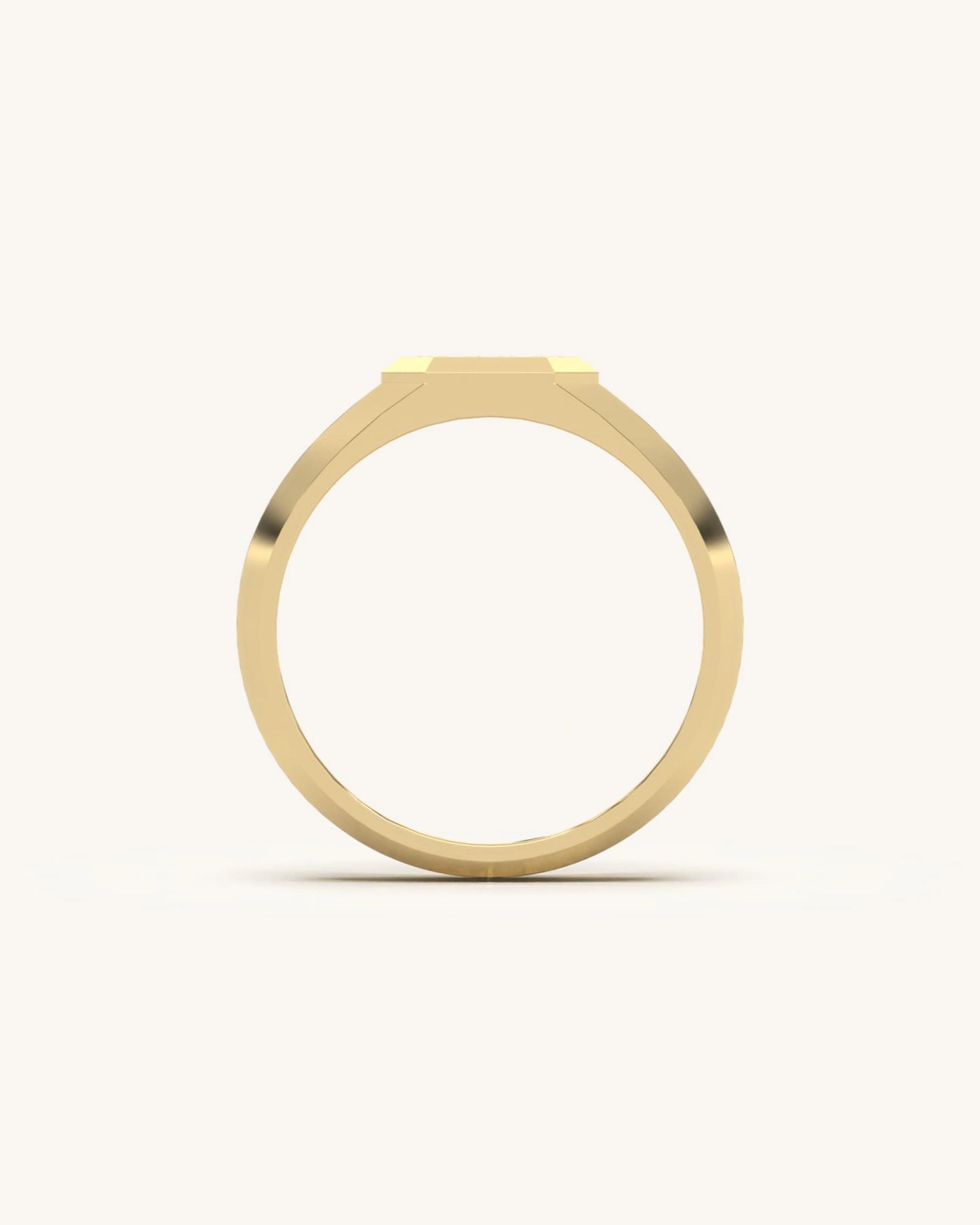 Black Spinel Pave Signet