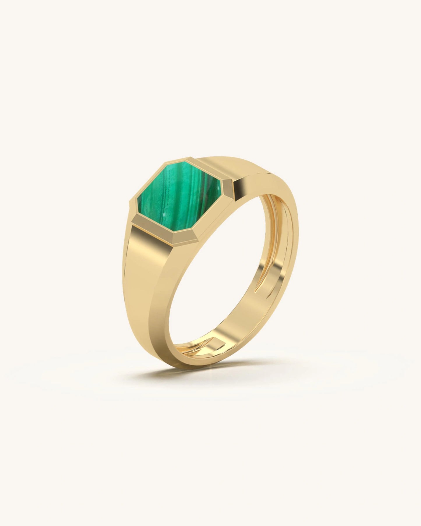 Malachite Signet Ring