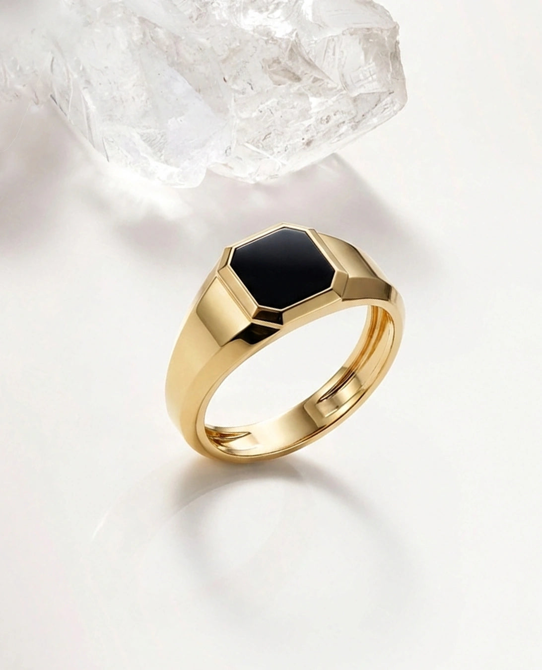 Classic Onyx Signet Ring