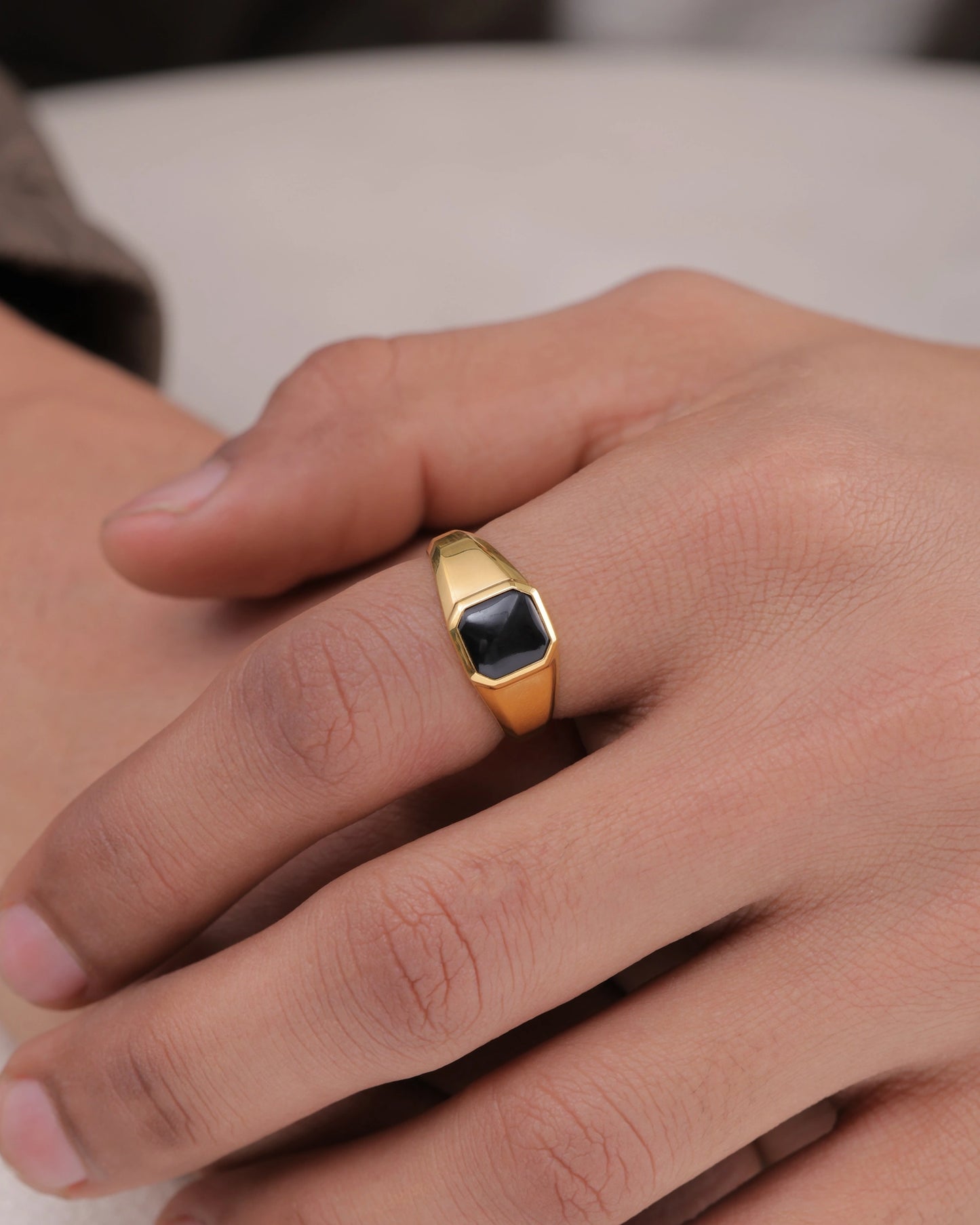 Classic Onyx Signet Ring
