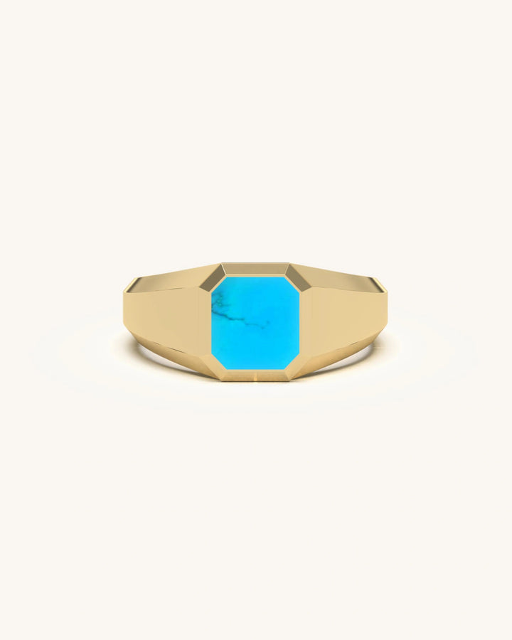Turquoise Signet Ring