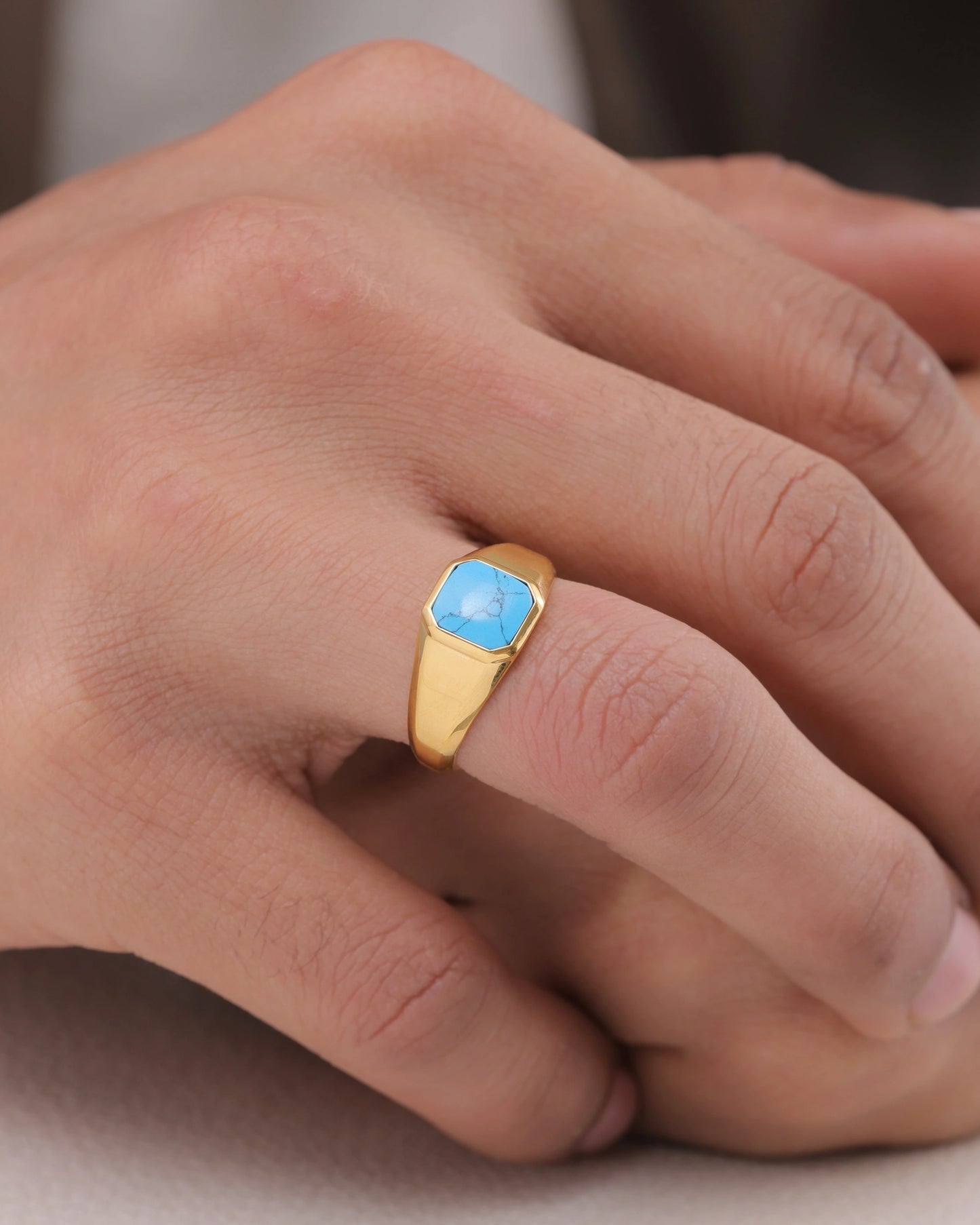 Turquoise Signet Ring