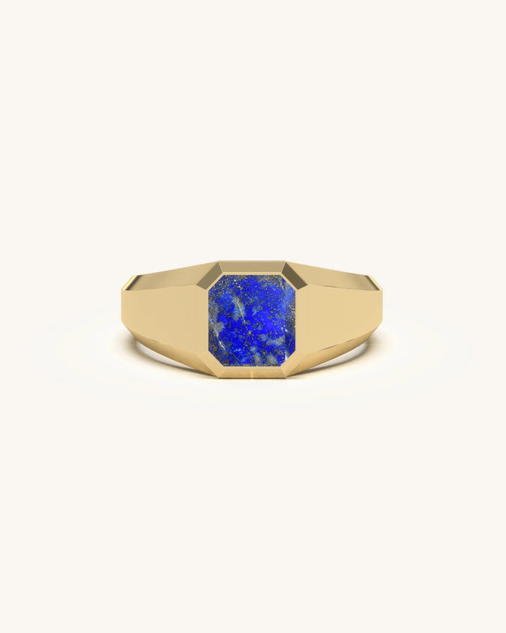 Lapis Lazuli Signet Ring