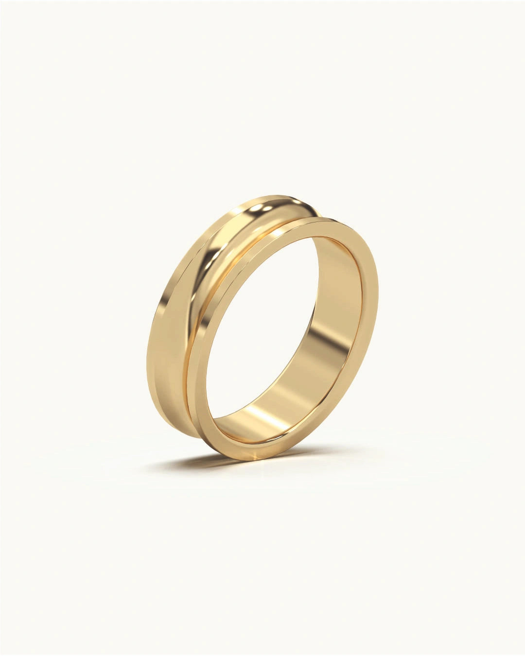 Concave Sculpted Band