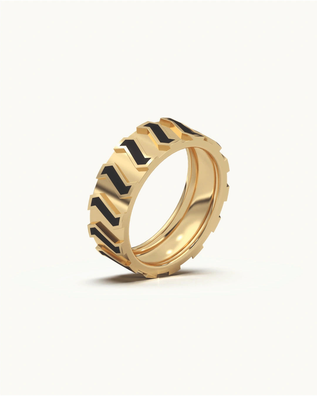 Chevron Inlay Band