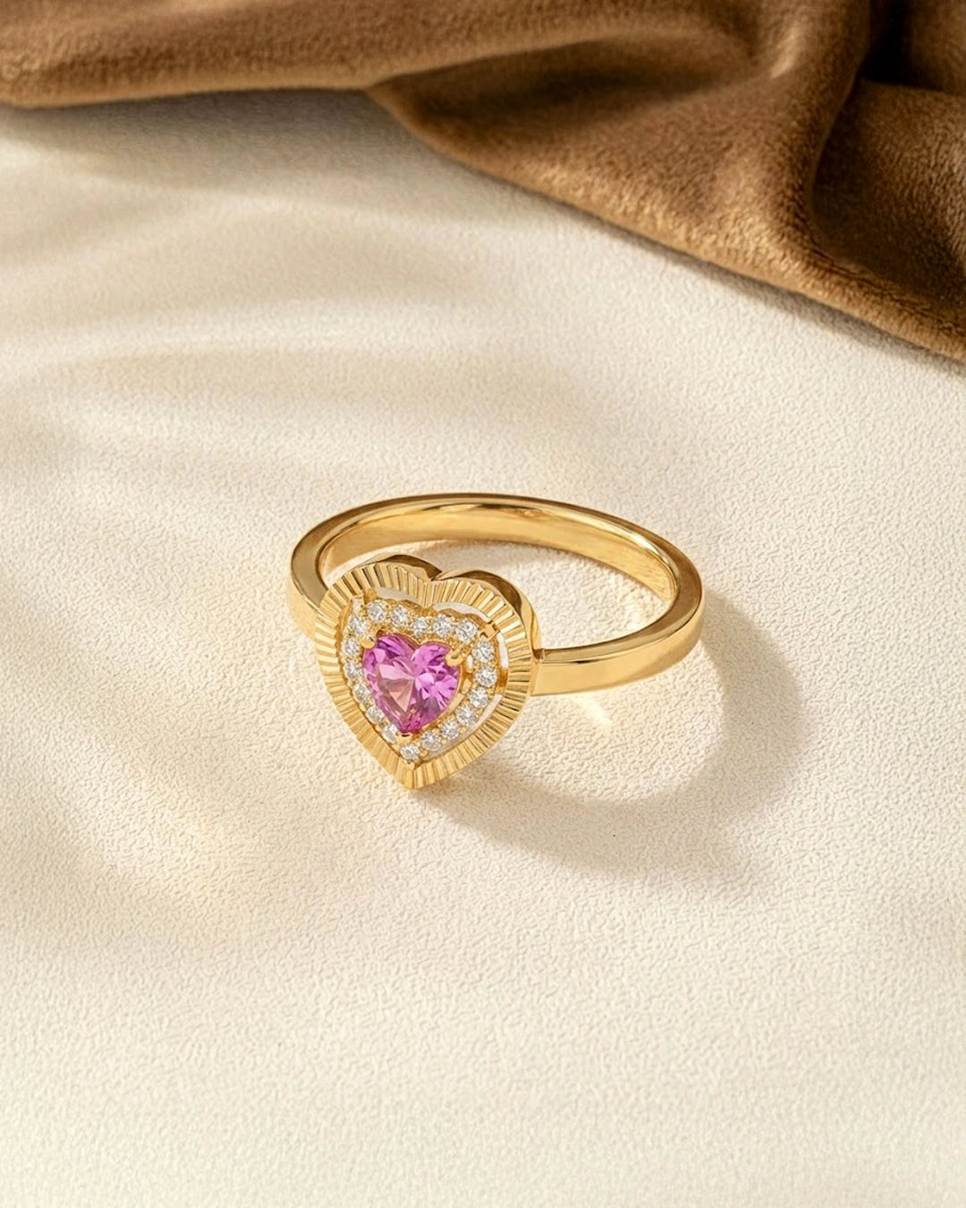 Pink Heart Ring
