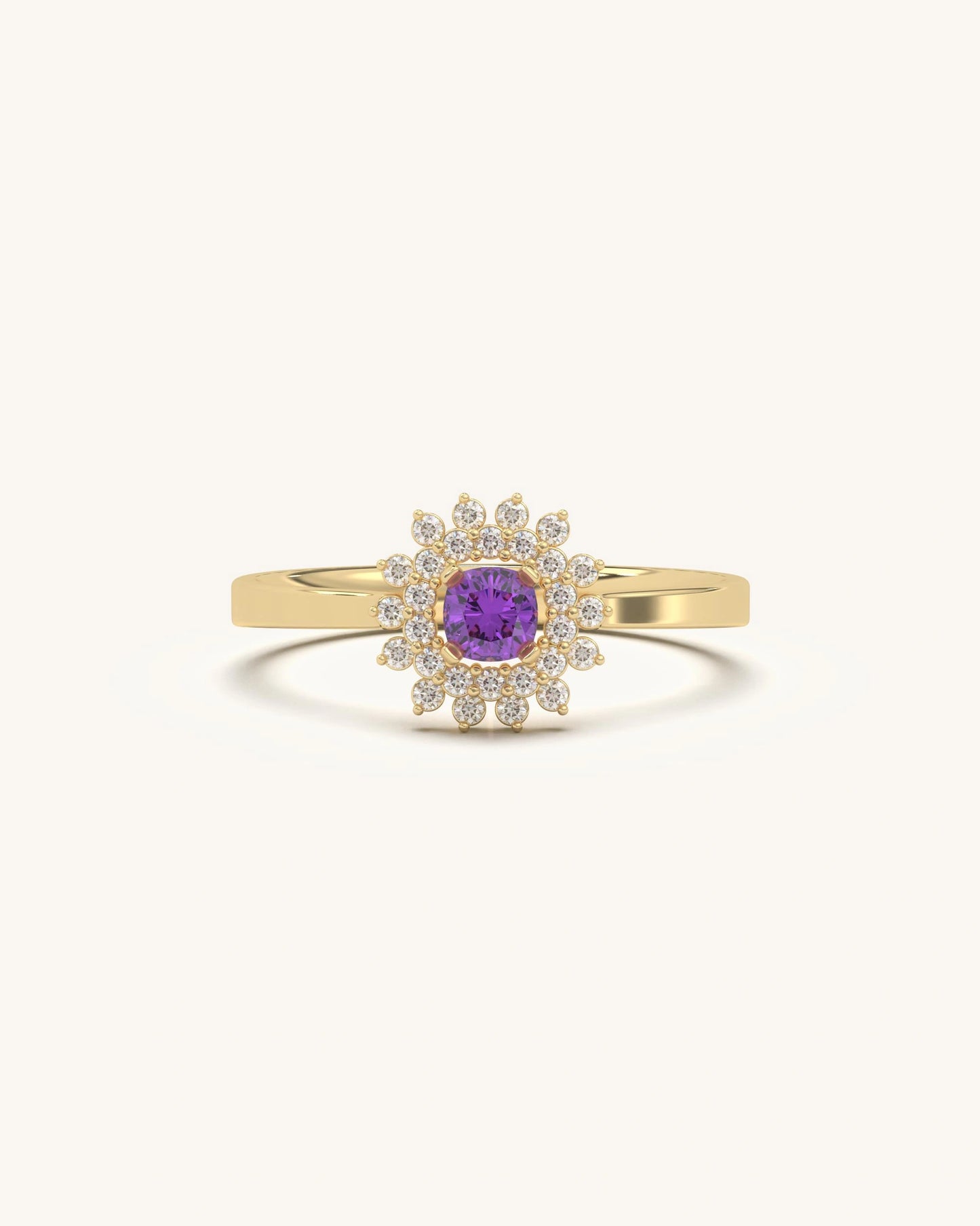 Amethyst Bloom Ring