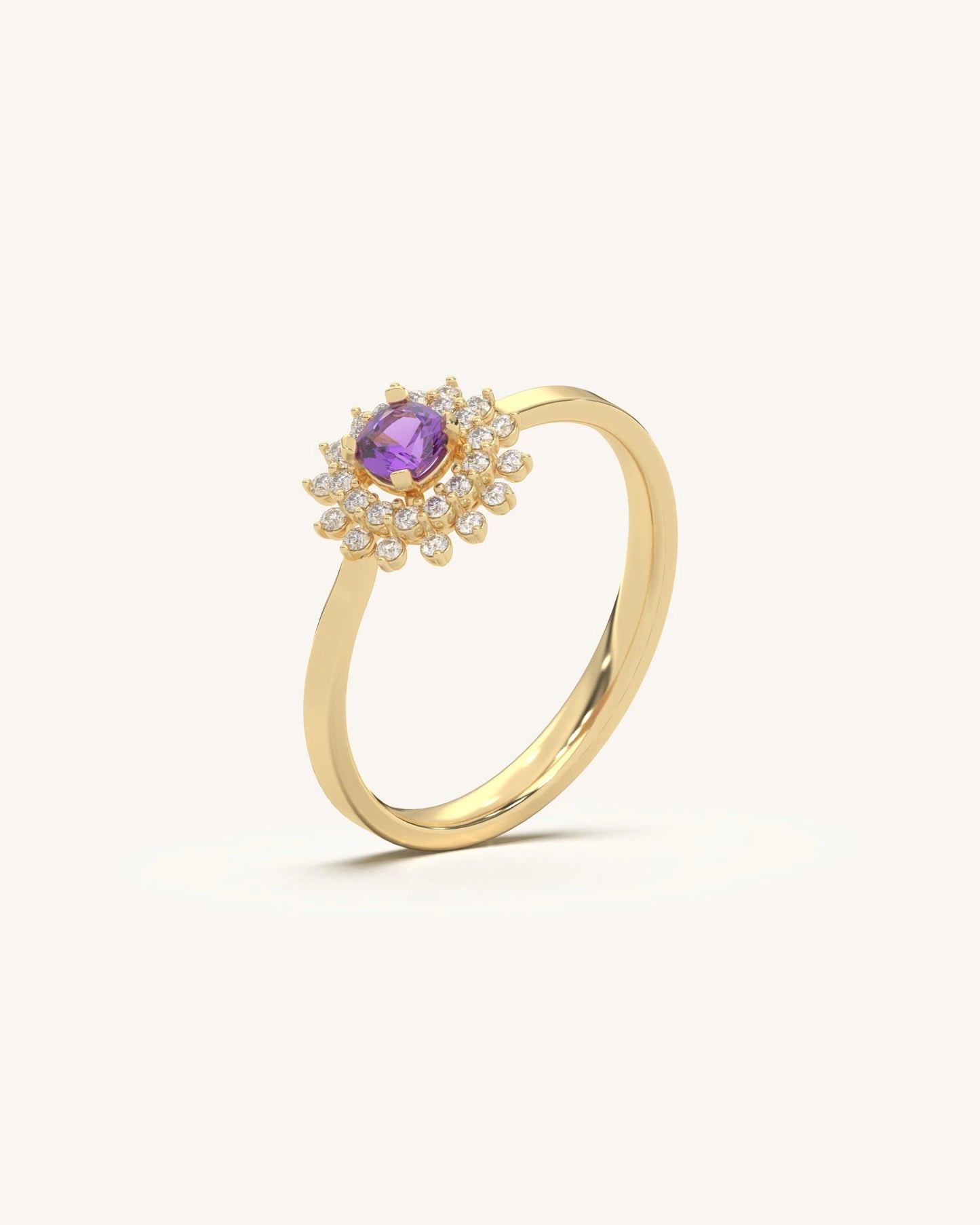 Amethyst Bloom Ring
