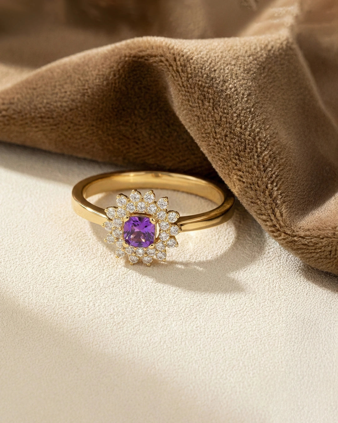 Amethyst Bloom Ring