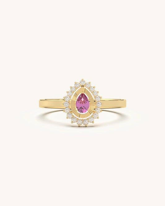 Teardrop Sparkle Ring
