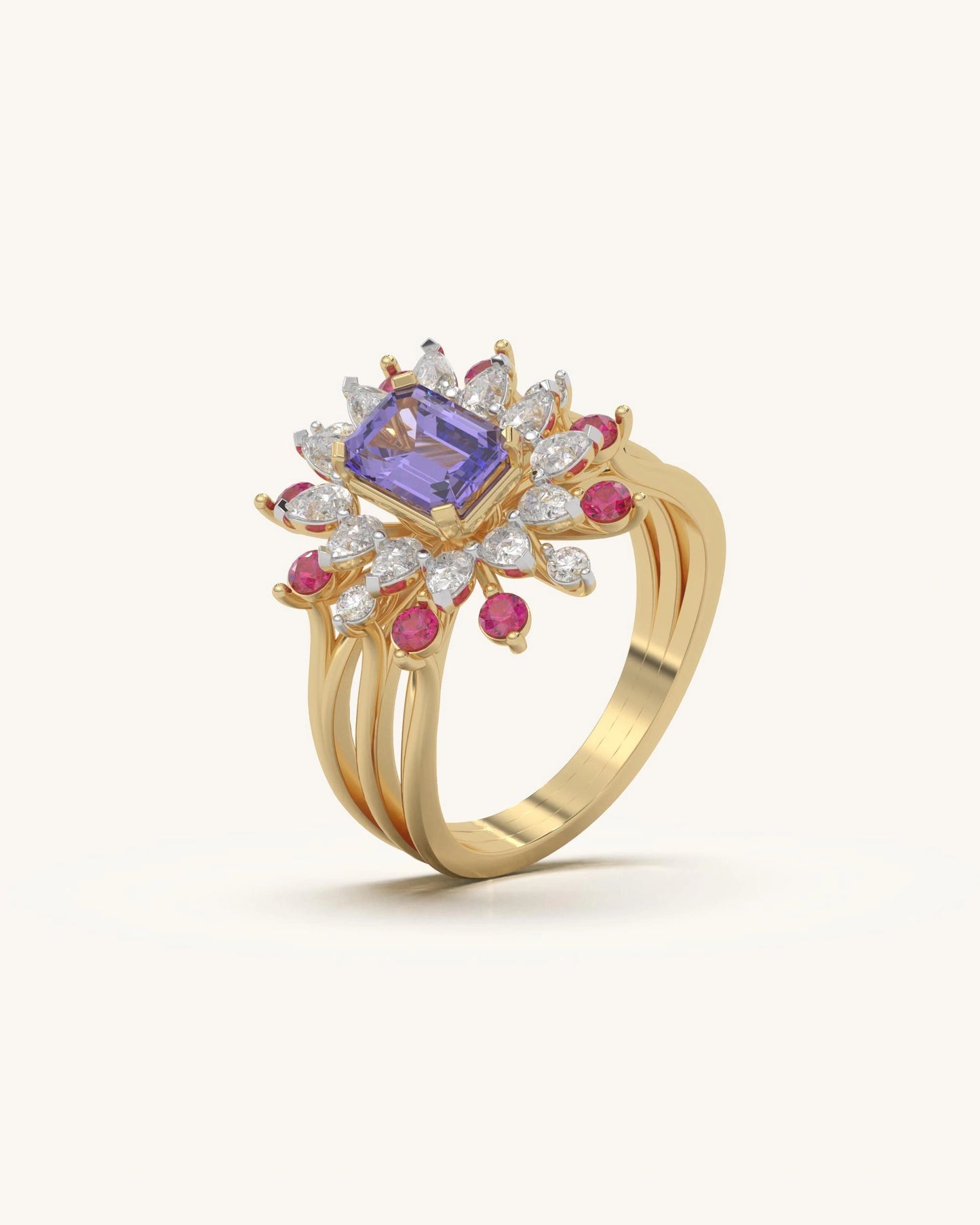 Blossom Halo Ring