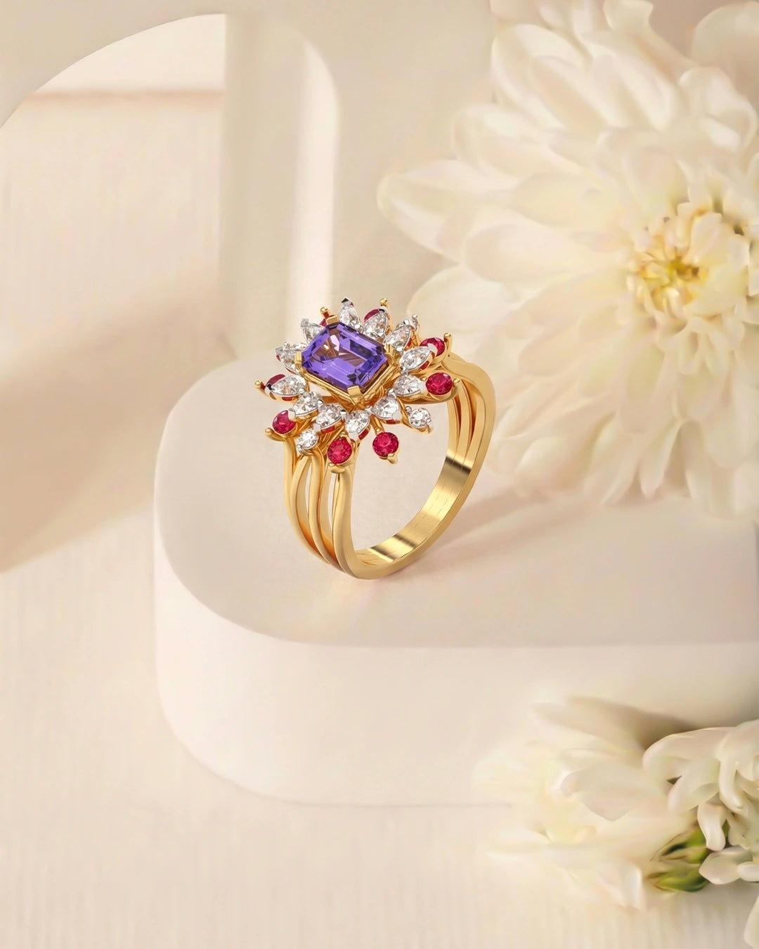Blossom Halo Ring