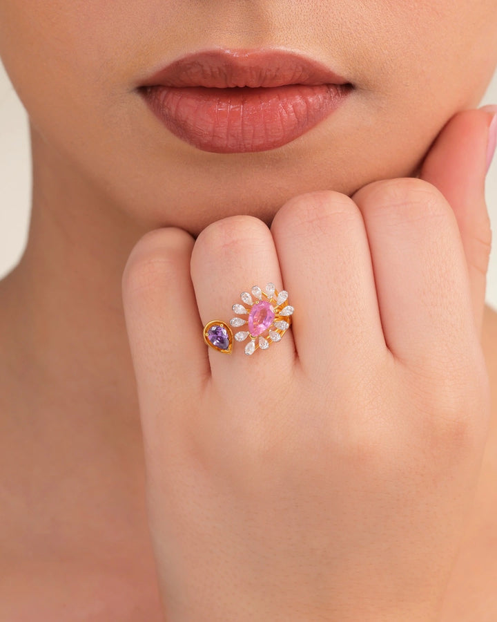 Sunburst Petal Ring