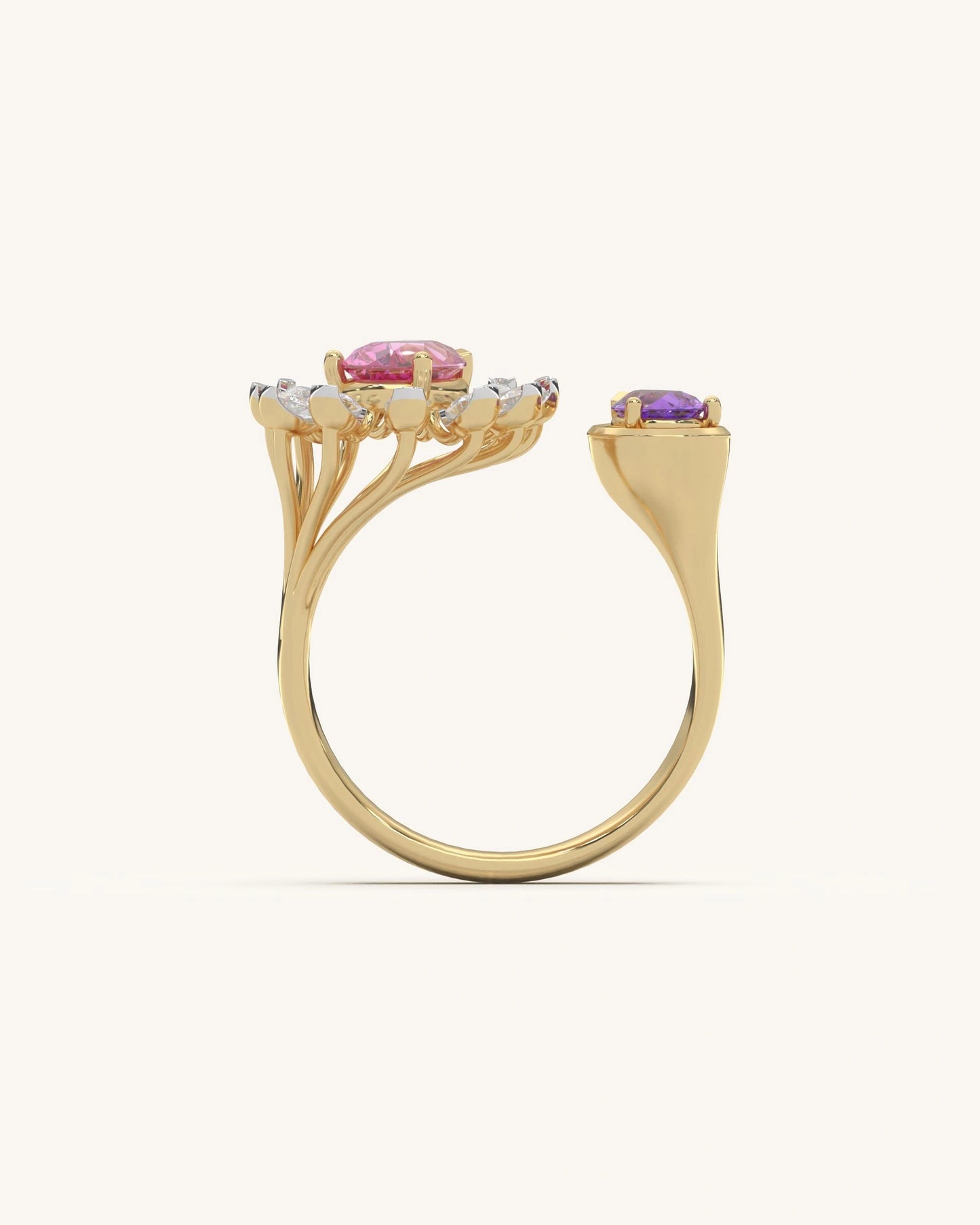 Sunburst Petal Ring