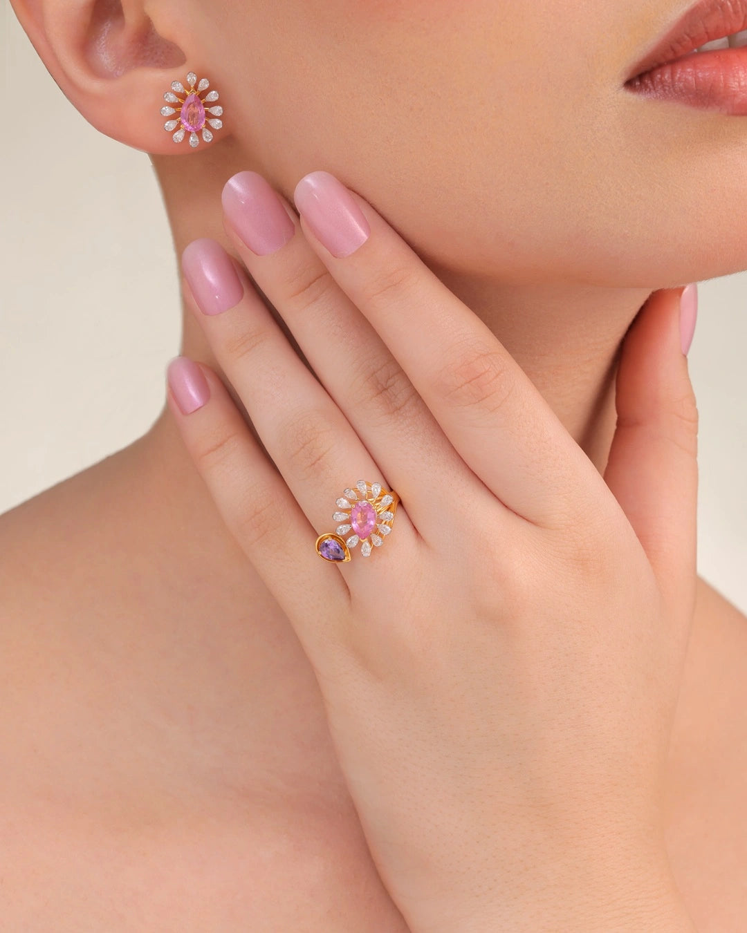 Sunburst Petal Ring