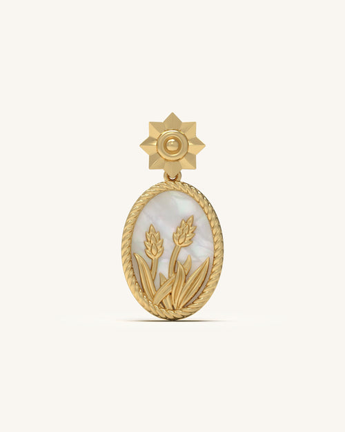 Silver chain with pendant in 925 Sterling Silver 18KT Gold Vermeil