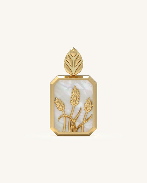 Pendants for women shell background in 925 Sterling Silver 18KT Gold Vermeil