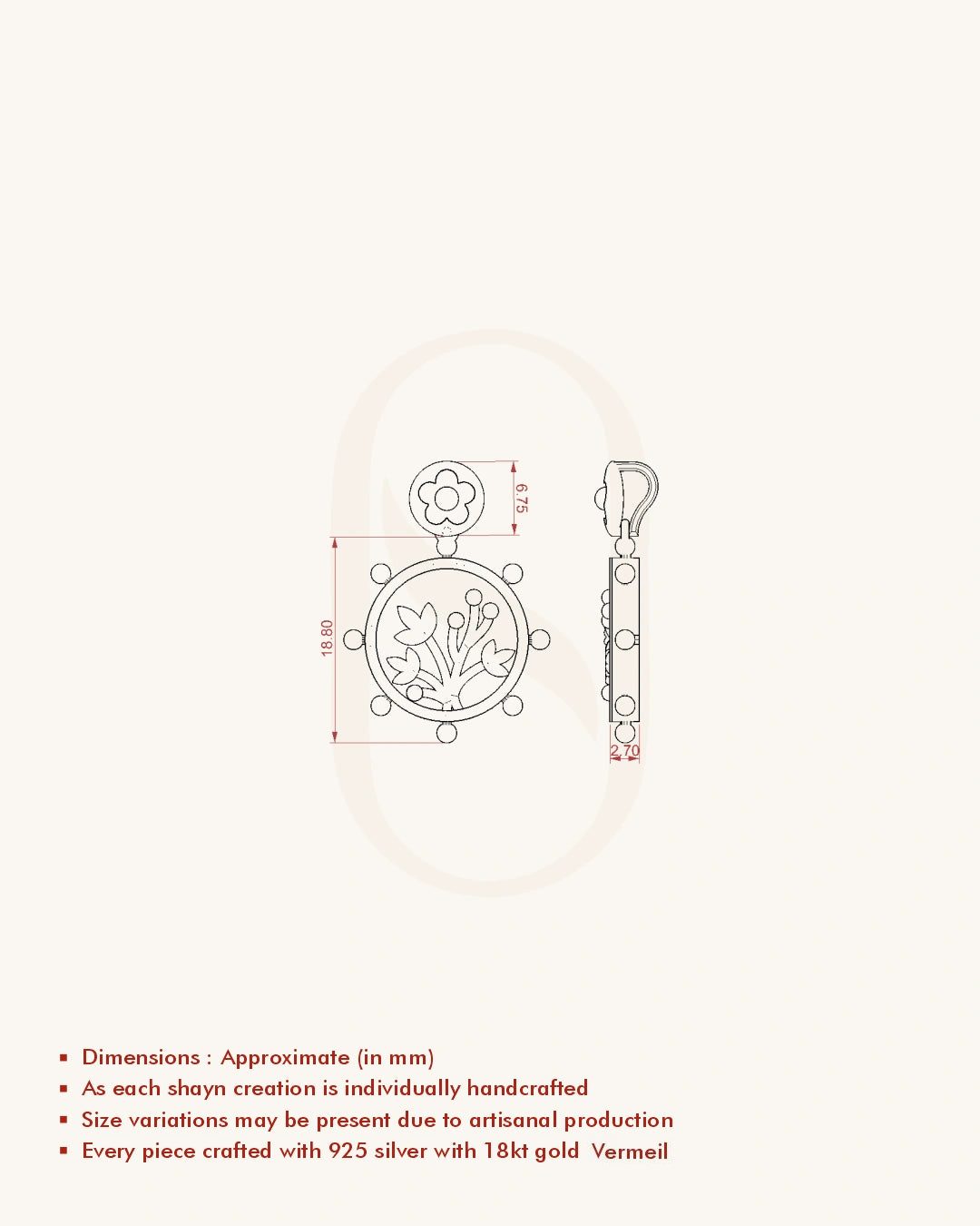 Floral Radiance Pendant