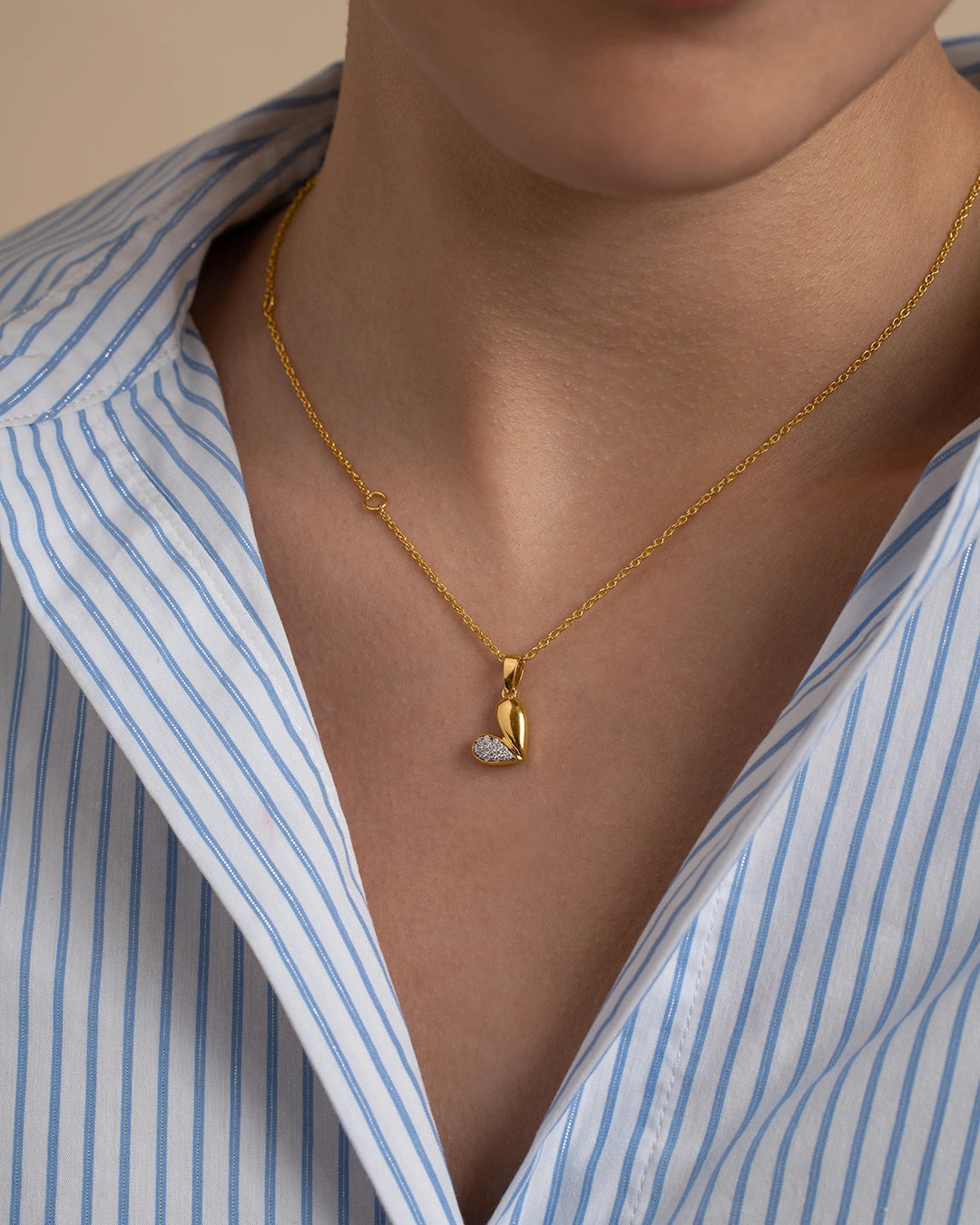 Shimmer Heart Pendant