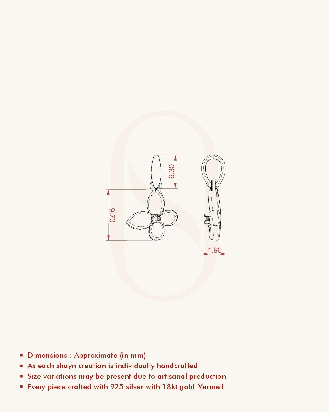 Butterfly Charm Pendant