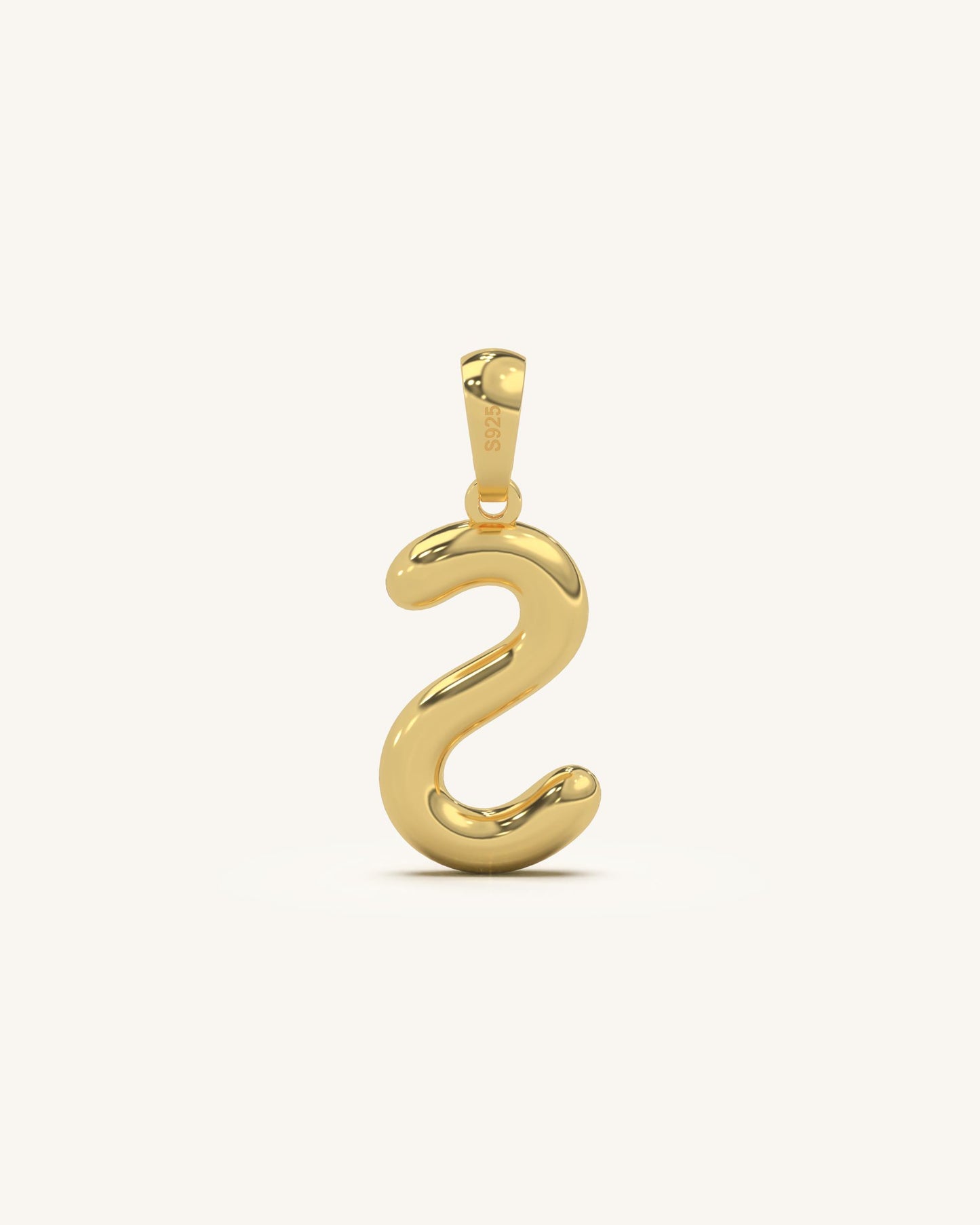 S Initial Pendant