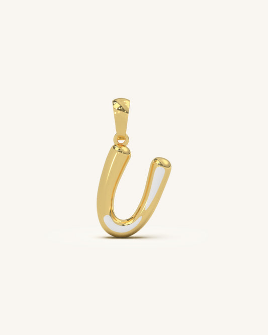 U Initial Pendant
