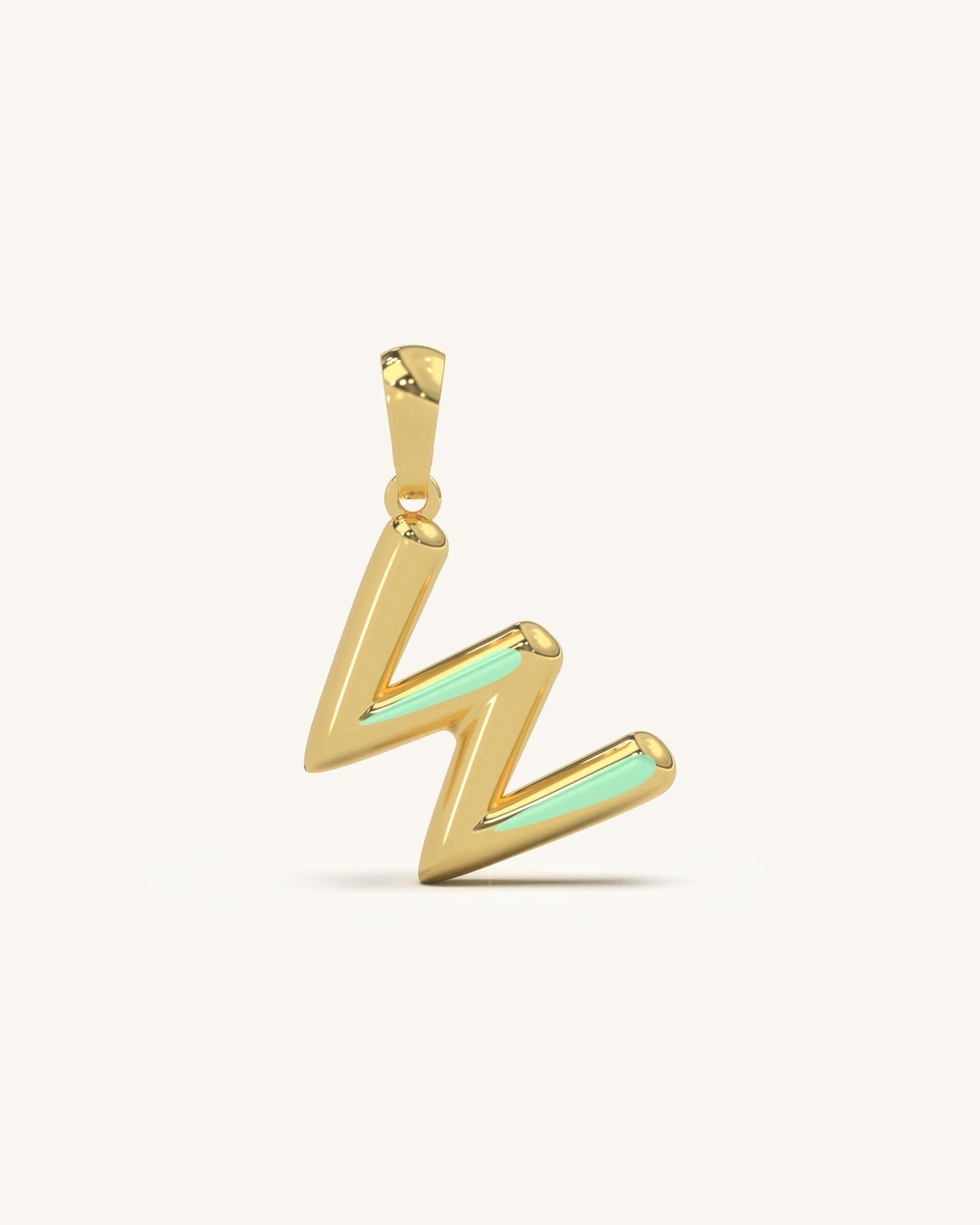 W Initial Pendant