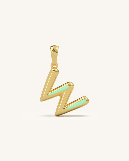 W Initial Pendant