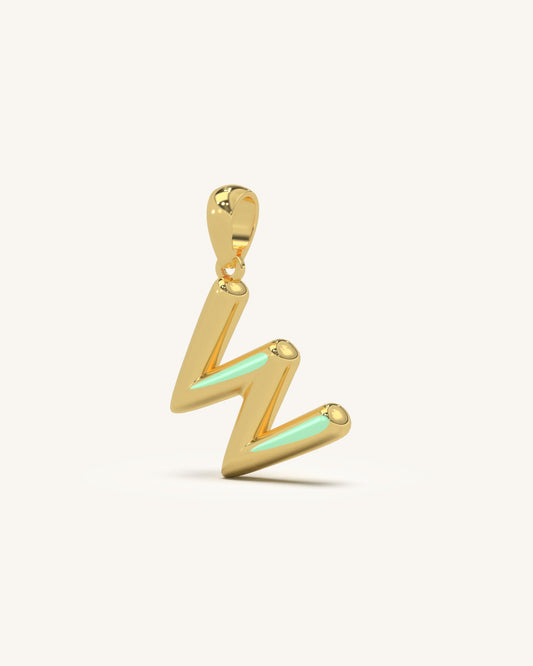 W Initial Pendant
