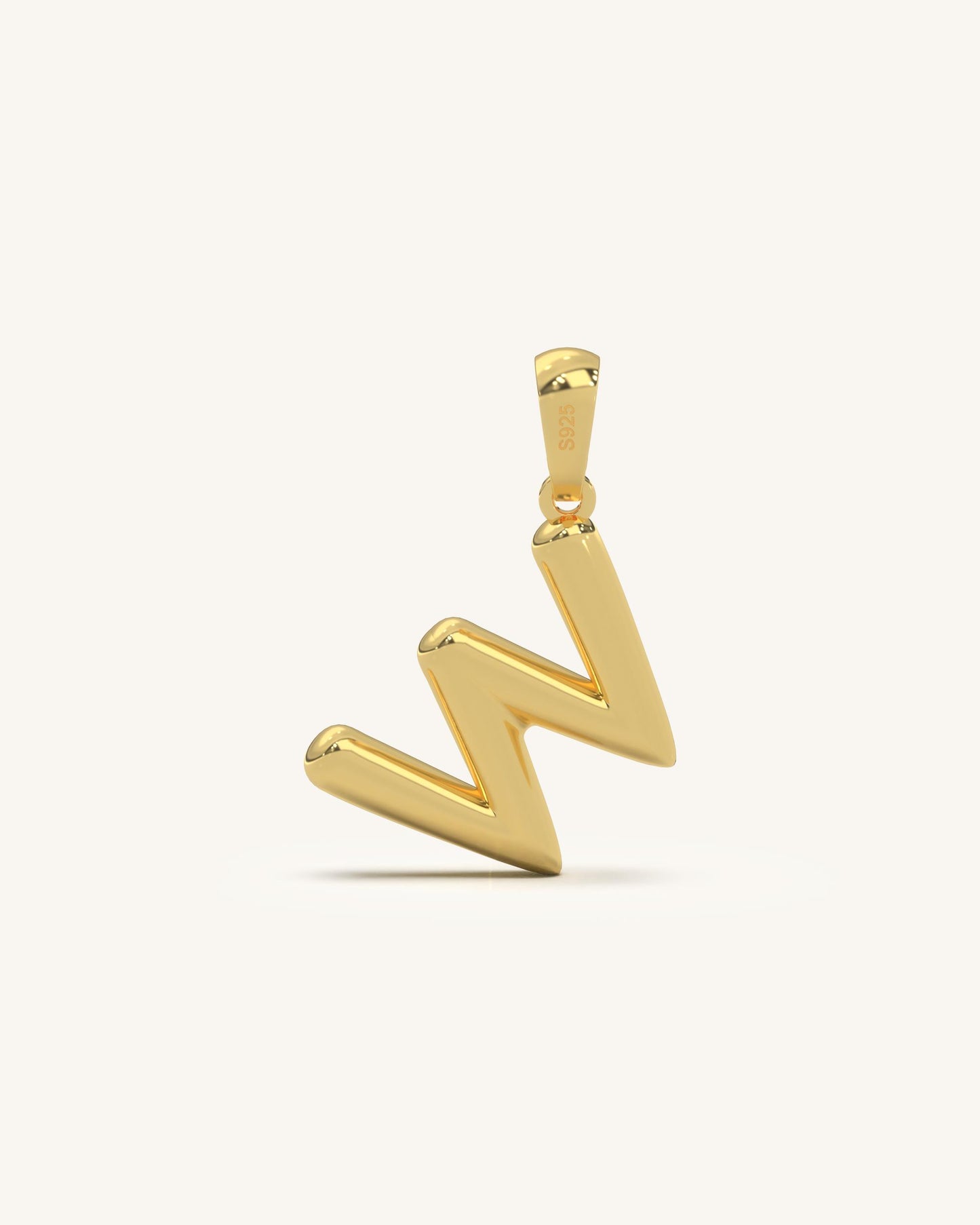 W Initial Pendant