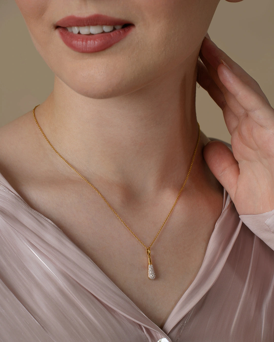 Drop Diamond Pendant