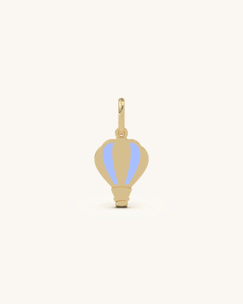 Bag charm in 925 Sterling Silver 18KT Gold Vermeil with moissanite accents