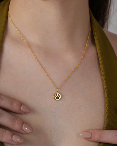Paw Print Pendant