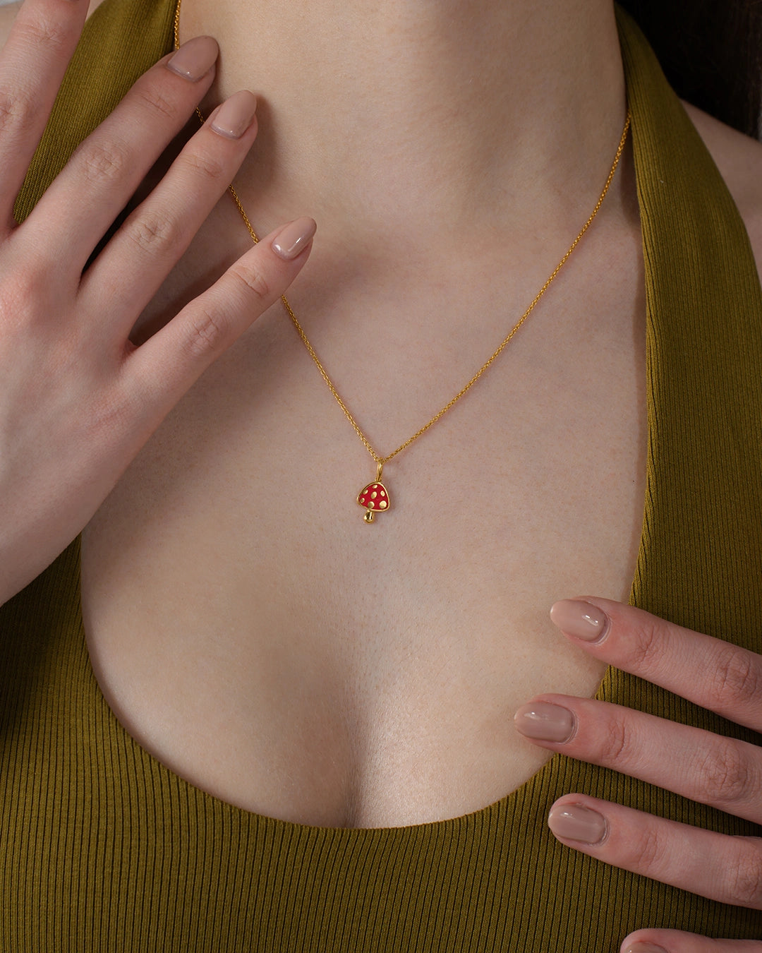 Mushroom Style Pendant