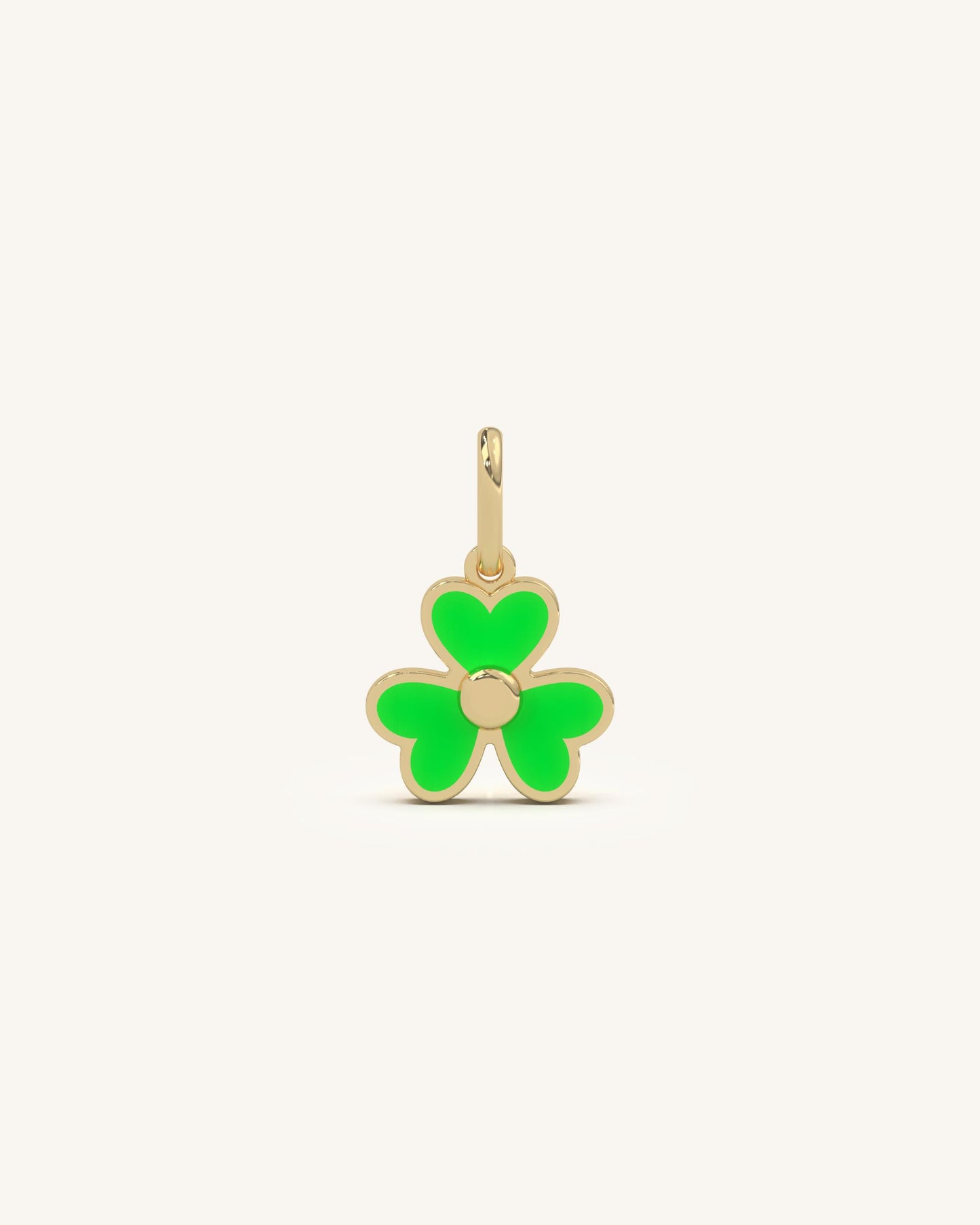 Green Flower Pendant