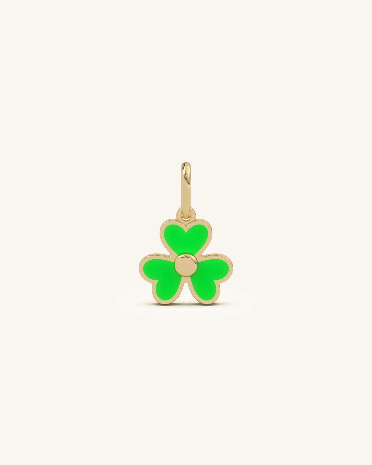 Green Flower Pendant