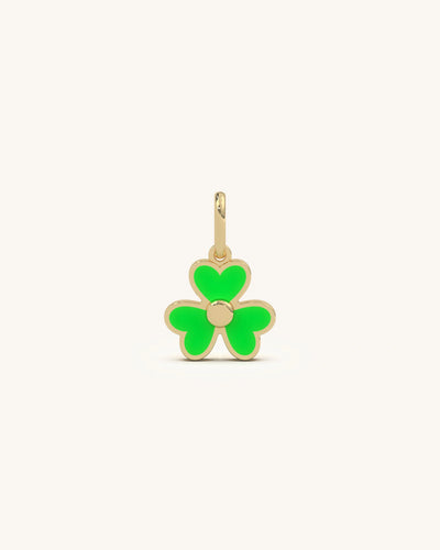 Green Flower Pendant