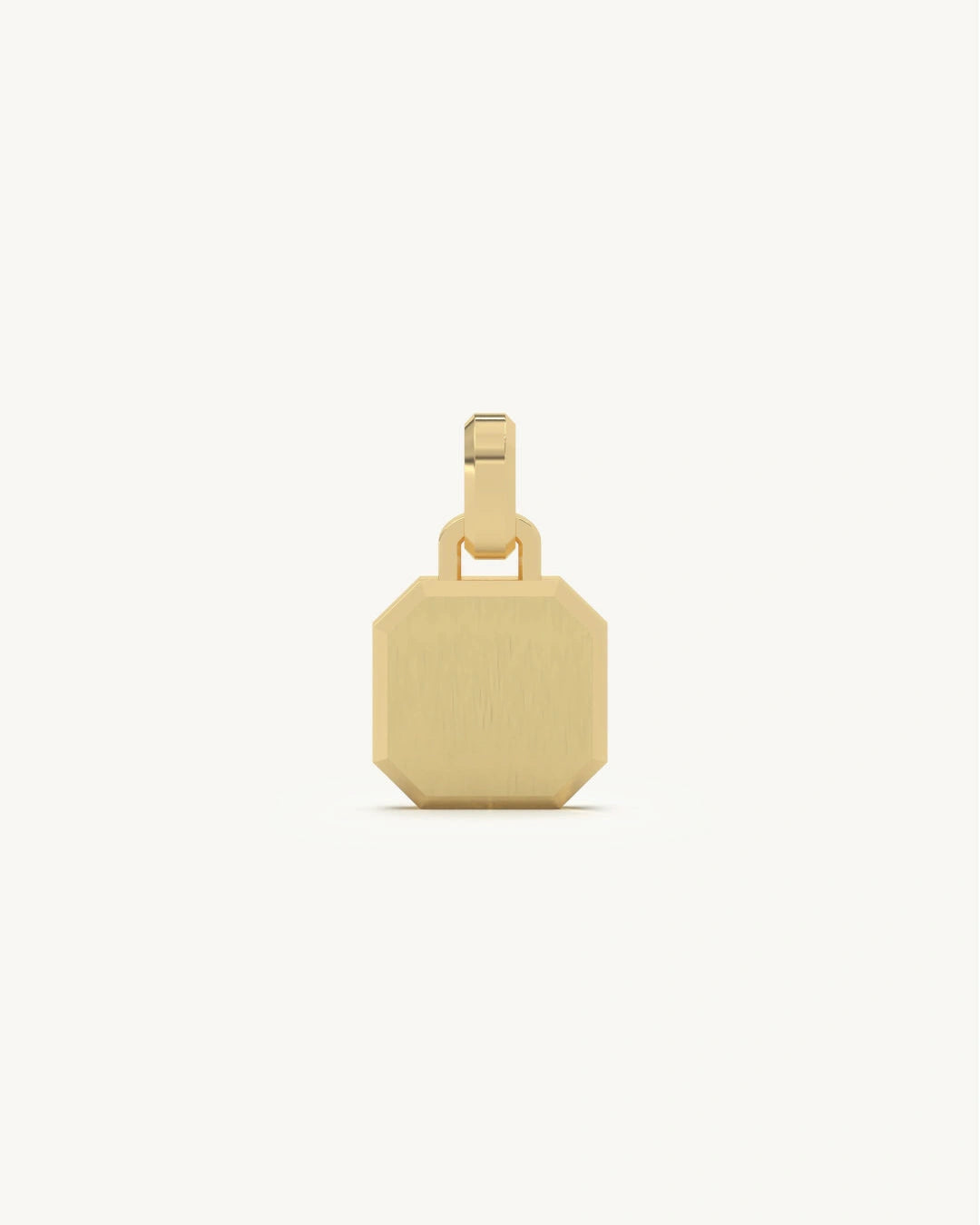 Iced Octagon Pendant
