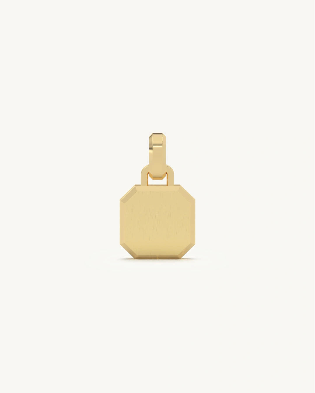 Textured Octagon Pendant