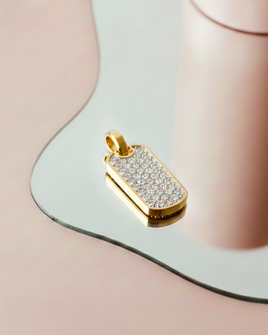 Iced Tag Pendant