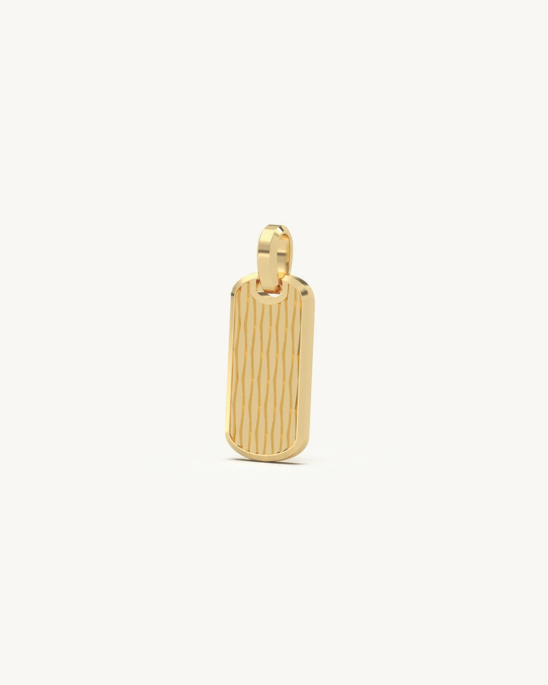 Textured Tag Pendant