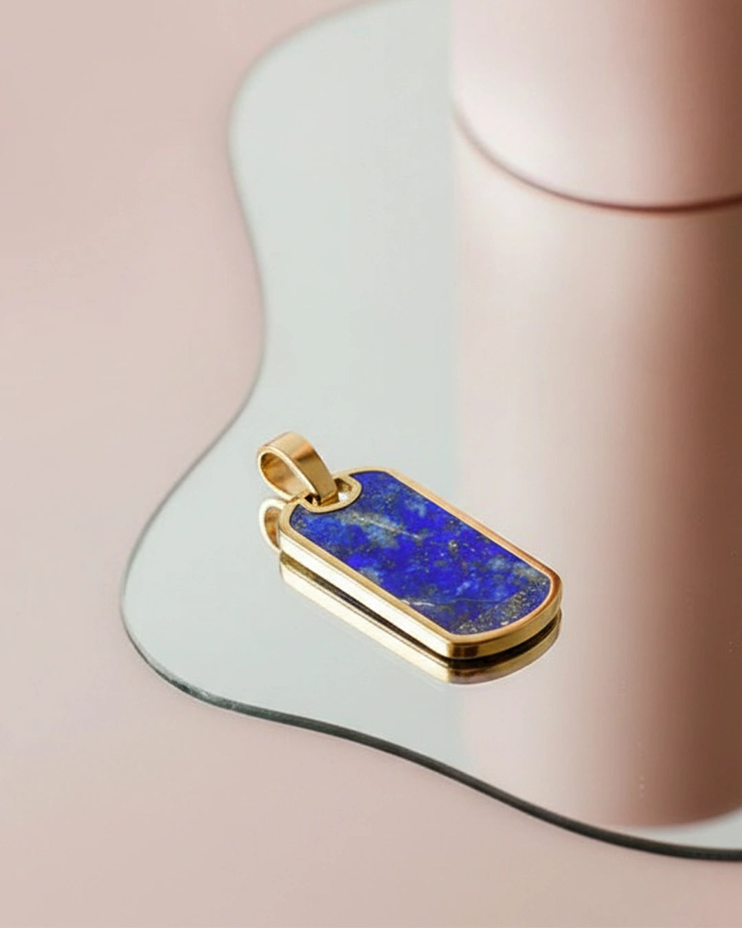Lapis Lazuli Tag Pendant